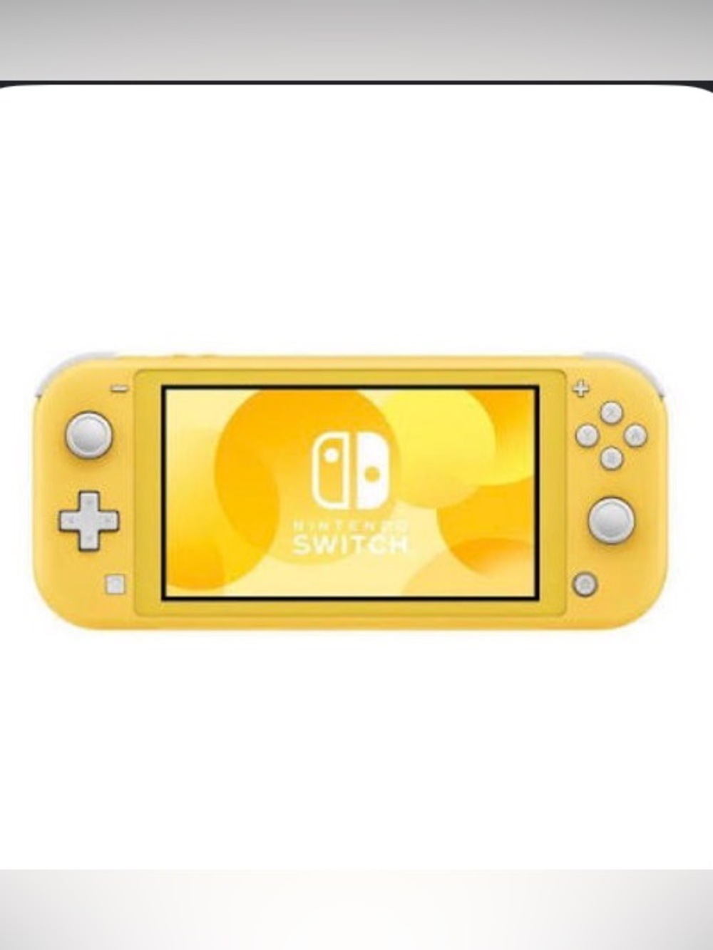 Nintendo Switch Lite Handheld Console - Bright Yellow